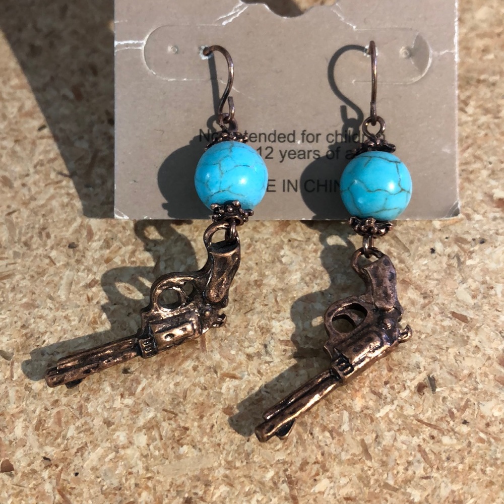 Pistol earrings